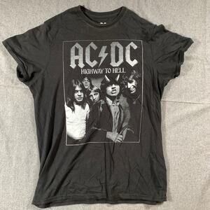 AC/DC Charcoal Highway to Hell Graphic Tee